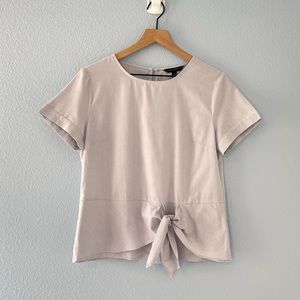 Banana Republic Tie-Front Striped Blouse